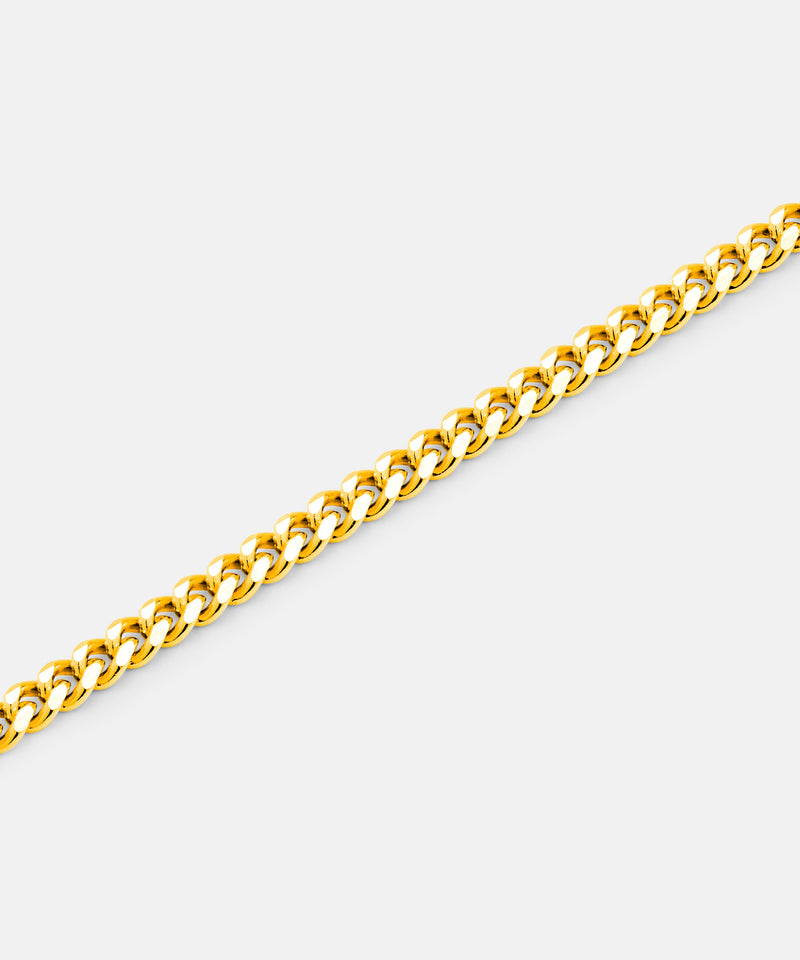 Curb Bracelet Thin Gold