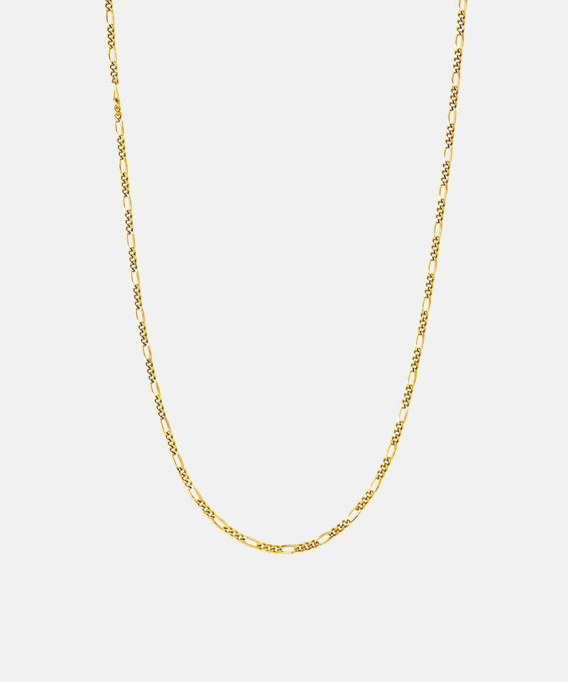 Figaro Chain Thin Gold