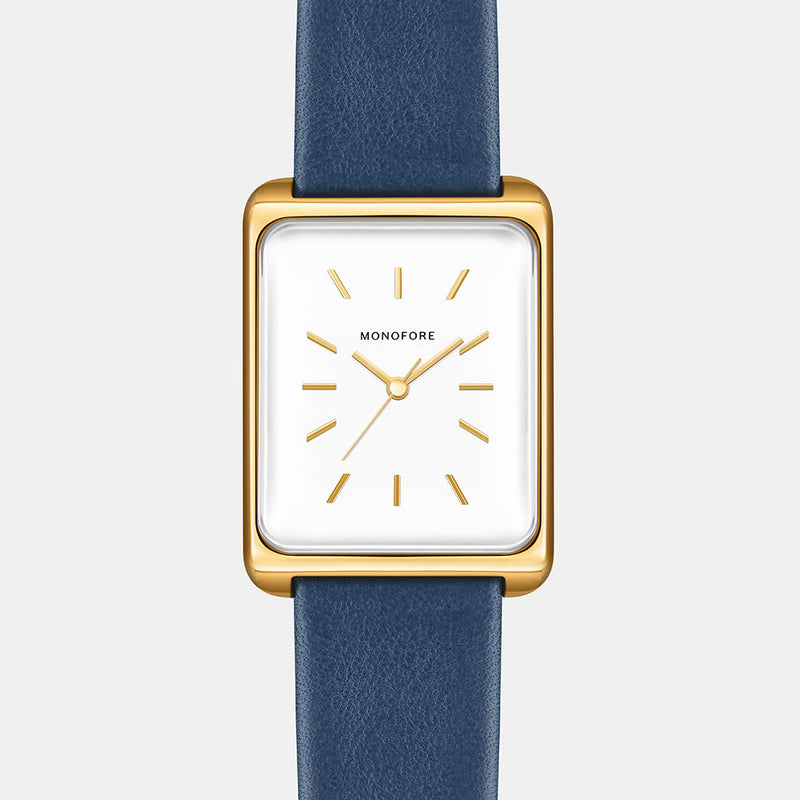 M01 Gold 38mm / Steel Blue