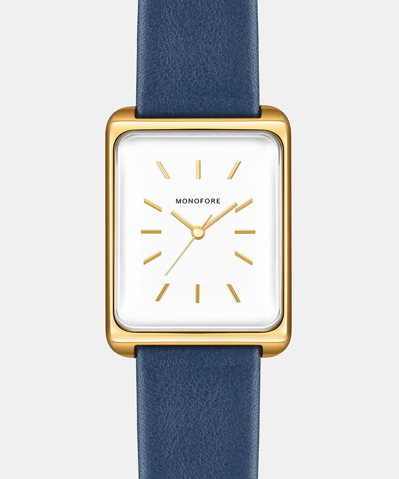 M01 Gold 38mm / Steel Blue