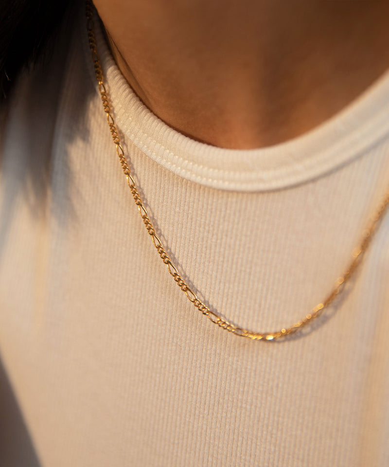 Figaro Chain Thin Gold