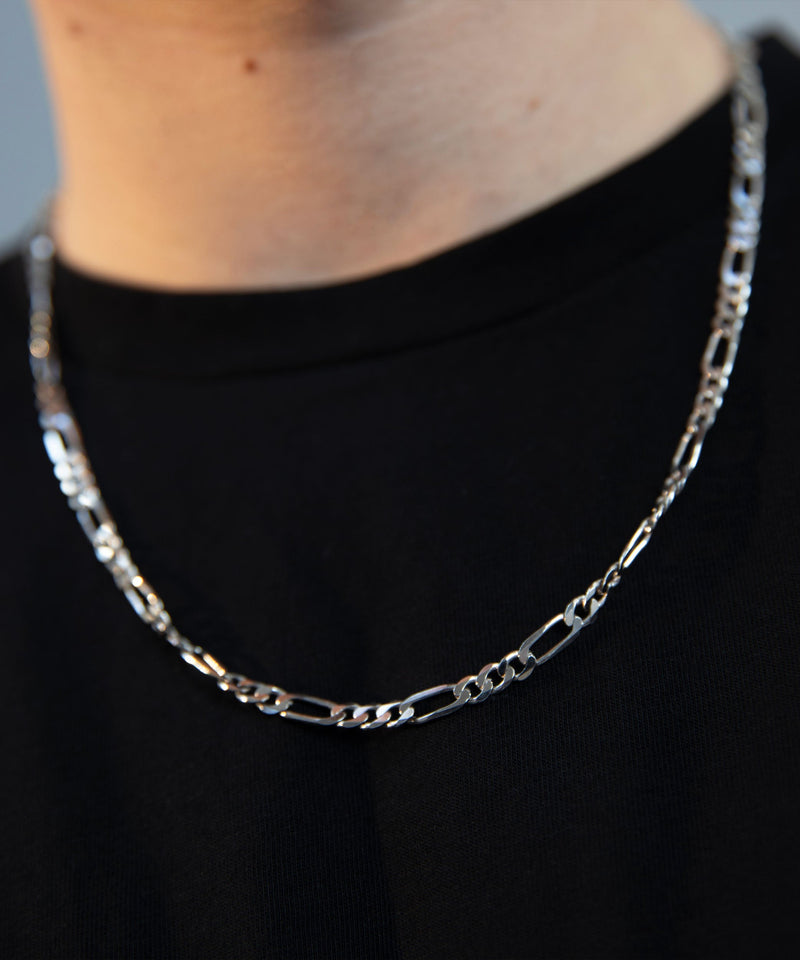 Figaro Chain Thick Silver